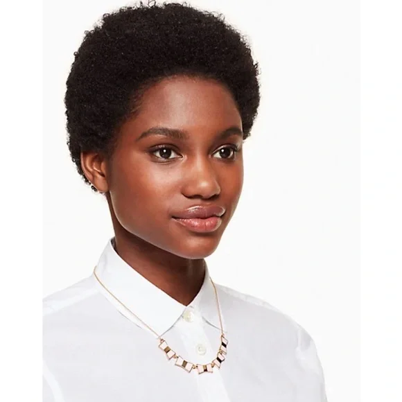 KATE SPADE • Bow Shoppe Row Necklace - Picture 3 of 5